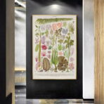 vintage seaweed poster