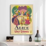vintage alice in wonderland poster