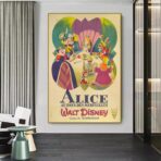 vintage alice in wonderland poster