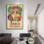vintage alice in wonderland poster