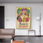 vintage alice in wonderland poster