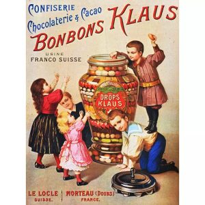 vintage food poster