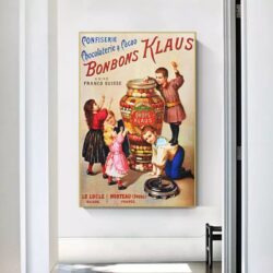 vintage food poster