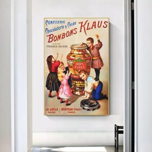vintage food poster