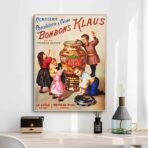 vintage food poster