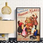 vintage food poster