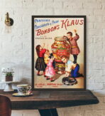vintage food poster