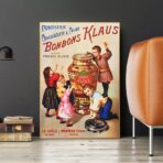 vintage food poster