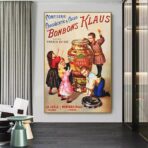 vintage food poster