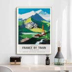 vintage alps poster