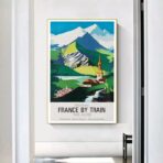 vintage alps poster