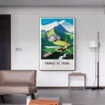 vintage alps poster