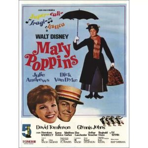 american vintage mary poppins poster