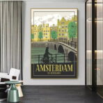 vintage amsterdam poster 1