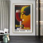 old bistro poster