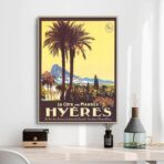old hyeres poster