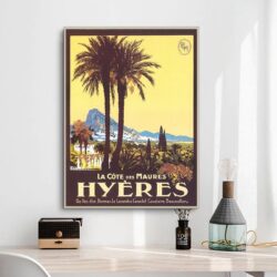 old hyeres poster