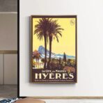 old hyeres poster