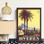 old hyeres poster