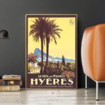 old hyeres poster
