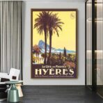 old hyeres poster