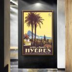 old hyeres poster