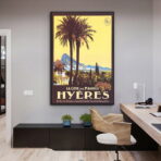 old hyeres poster