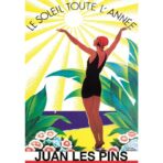 old poster juan les pins