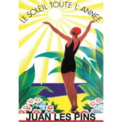 old poster juan les pins