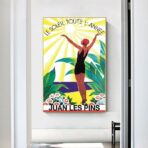 old poster juan les pins