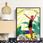 old poster juan les pins