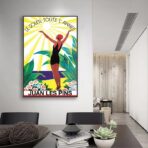 old poster juan les pins