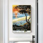 old poster le touquet paris plage