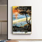 old poster le touquet paris plage