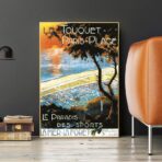 old poster le touquet paris plage