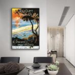 old poster le touquet paris plage