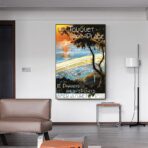 old poster le touquet paris plage