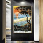 old poster le touquet paris plage