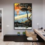 old poster le touquet paris plage