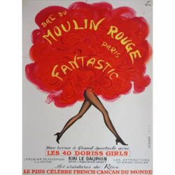 old moulin rouge poster