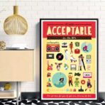 poster year 80 vintage