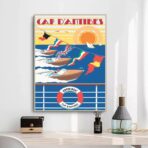 vintage antibes poster