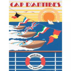 vintage antibes poster