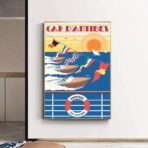 vintage antibes poster
