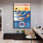 vintage antibes poster