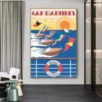 vintage antibes poster