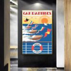 vintage antibes poster