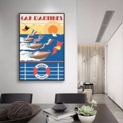 vintage antibes poster