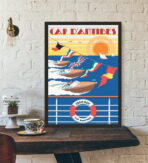vintage antibes poster