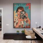 vintage camera poster